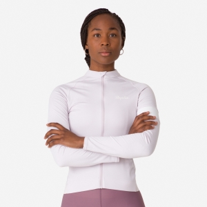 Rapha Core Long Sleeve Naisten Pelipaita Violetit Valkoinen | NFSQI2678