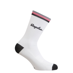 Rapha Logo Sukat Valkoinen Mustat Pinkki | YTINR9460