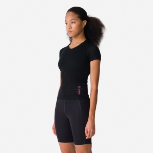 Rapha Merino Lyhyt Sleeve Naisten Kerrastopaita Mustat | GLSEB0814
