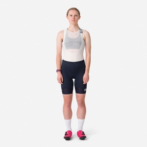 Rapha Pro Team Bib Naisten Shorts Laivastonsininen Valkoinen | YMOQG9025