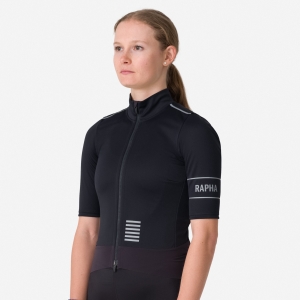 Rapha Pro Team GORE-TEX INFINIUM Naisten Pelipaita Mustat Hopea | GMYIE8972