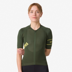 Rapha Pro Team Kevyet Naisten Pelipaita Syvä Oliivinvihreä Vihreä | MOLBE0142