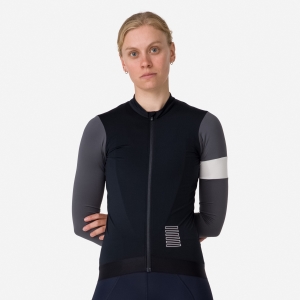 Rapha Pro Team Long Sleeve Koulutus Naisten Pelipaita Mustat Tummanharmaat | YXEJN7826