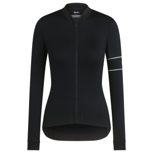 Rapha Pro Team Long Sleeve Thermal Naisten Pelipaita Mustat Valkoinen | LXDEZ3401